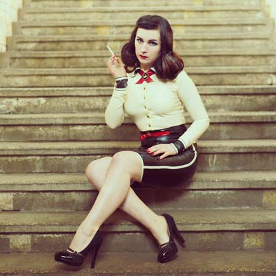 Silver Wolfie cosplay from Burial at Sea